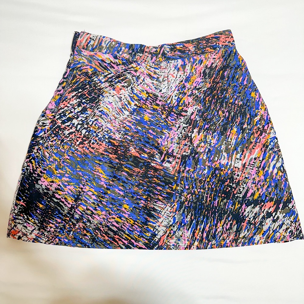 Multicolored Parealla silk skirt